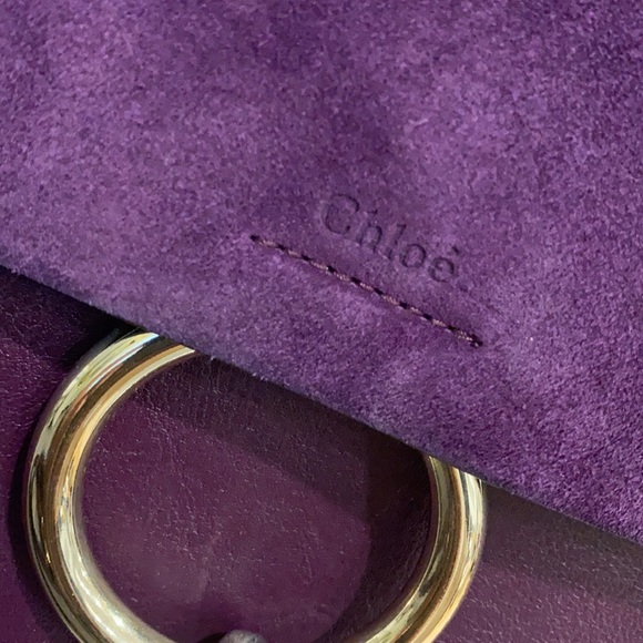 STILL AVAILABLE - Chloé Faye Shoulder Bag in Intense Violine - Picture 2 of 13